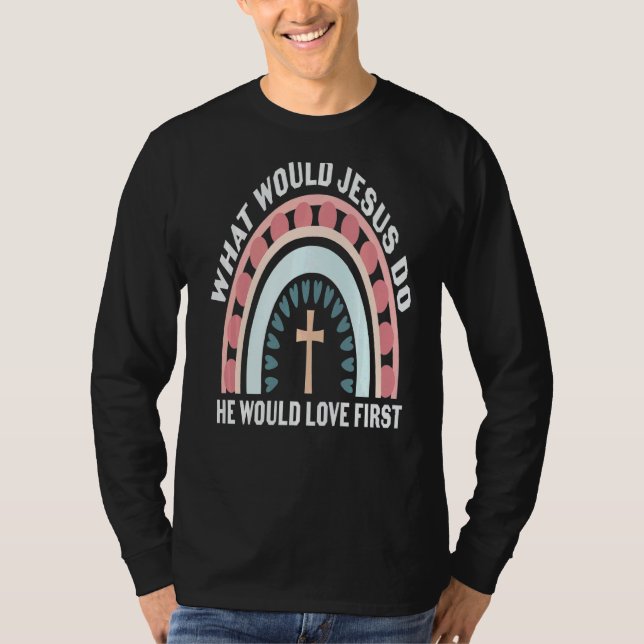 Lord Prayers Prayer Amen Christian Woman Jesus Rel T Shirt (Framsida)