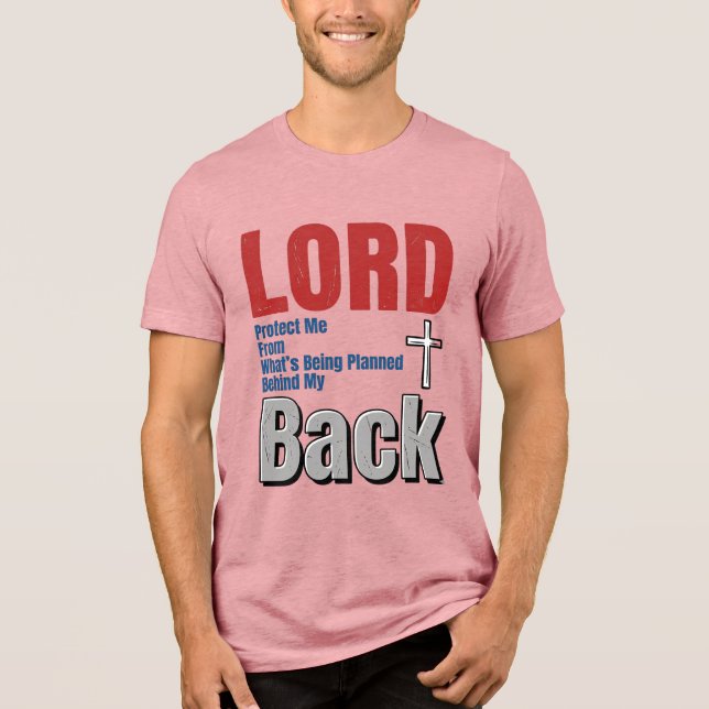 Lord Protect Me Kristet Tro T-Shirt Design_1 (Framsida)