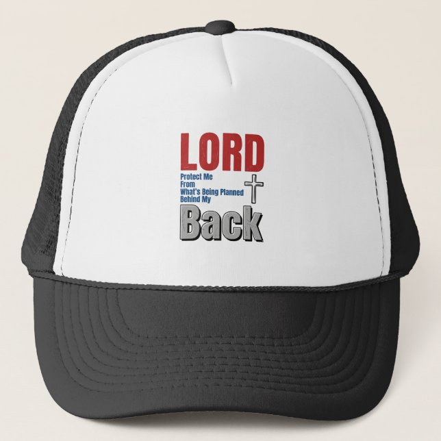 Lord Protect Me Kristet Tro T-Shirt Design_1 Keps (Framsida)