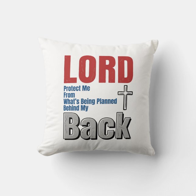 Lord Protect Me Kristet Tro T-Shirt Design_1 Kudde (Framsida)