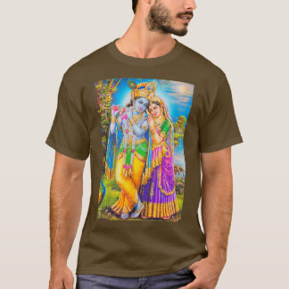 Lord Radsha Krishna Hindu Gods Hinduism Religion T Shirt