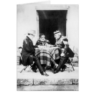 Lord Raglan,Omar Pasha & General Pelissier Hälsningskort