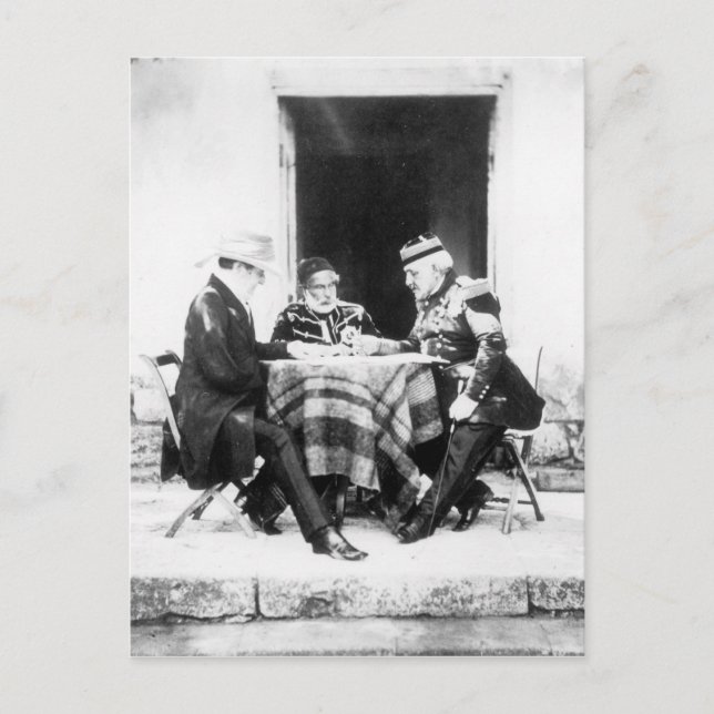 Lord Raglan,Omar Pasha & General Pelissier Vykort (Framsida)