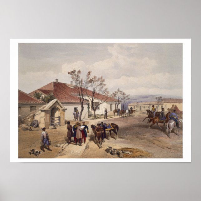 Lord Raglan's Head Quarters at Khutur Karagatch, s Poster (Framsidan)