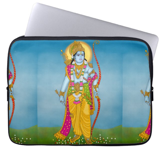 Lord Ram Laptop Case – Divine Protection Design Laptop Fodral (Framsidan)
