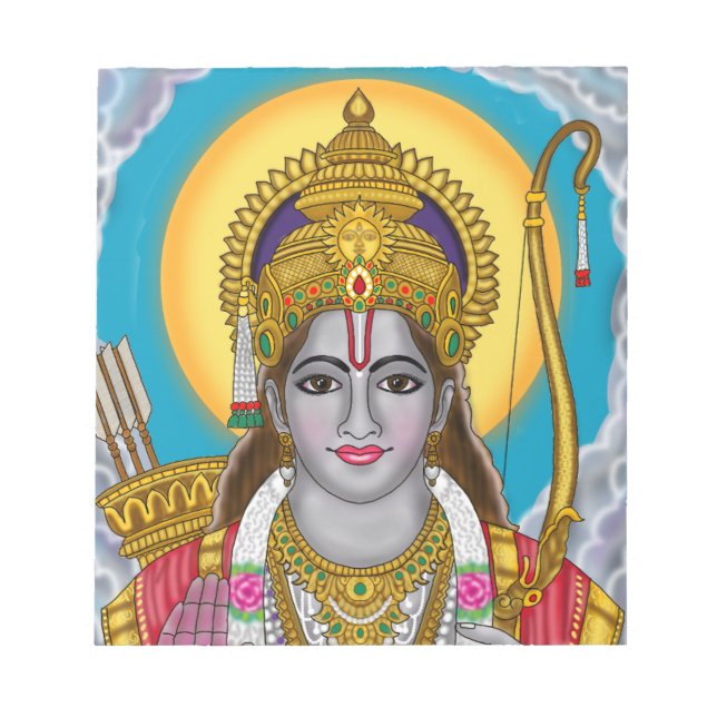Lord Rama Anteckningsblock (Framsida)