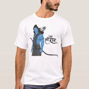Lord Rama Båg Pil Jai Shree Ram Konstverk T Shirt