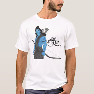 Lord Rama Båg Pil Jai Shree Ram Konstverk T Shirt