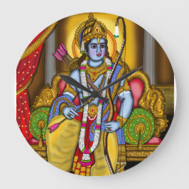 Lord Rama Clock Stor Klocka