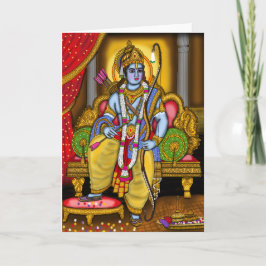 Lord Rama Greeting Card Kort