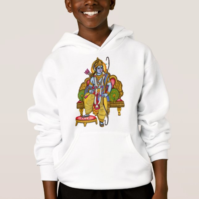 Lord Rama Hoodie T Shirt (Framsida)