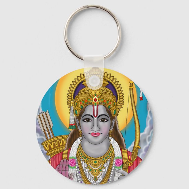 Lord Rama Keychain Nyckelring (Framsida)