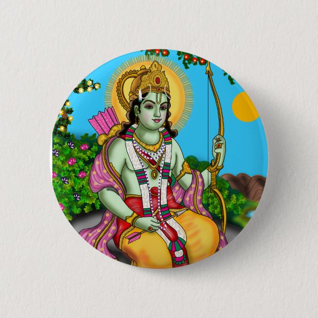 Lord Rama-knapp Knapp (Framsida)