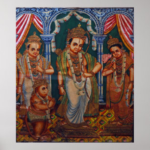 Lord Rama, Sita, lakshmanna, Hunuman.DSC_7577 Poster