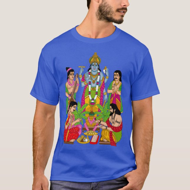 Lord Satyanarayan T-Shirt (Framsida)