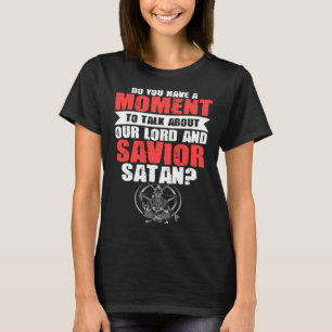 Lord Savior Satanic Witchcraft Baphomet Goth T Shirt