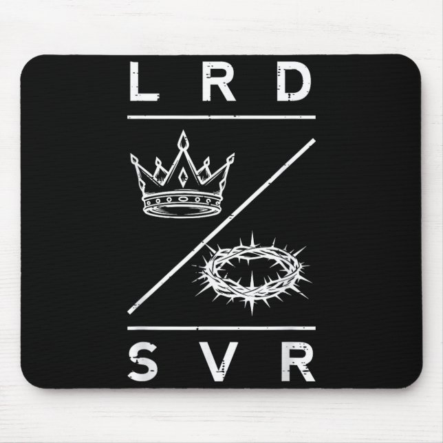 Lord Saviour Crown Christian God Jesus Bible Men W Musmatta (Framsidan)