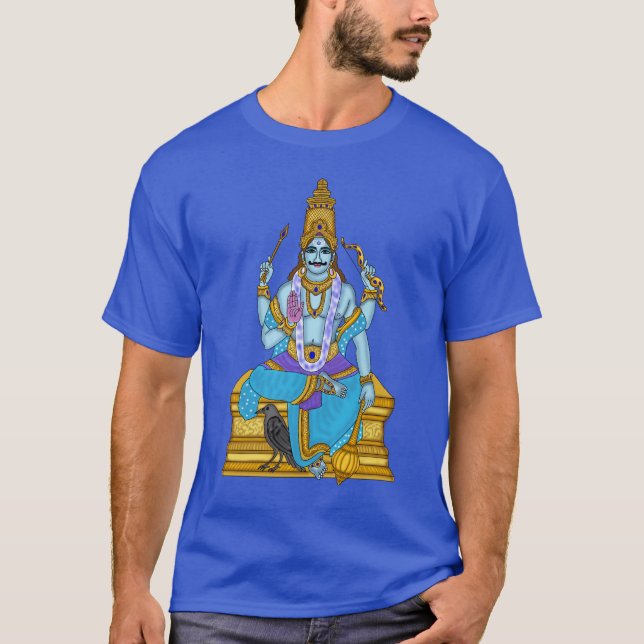 Lord Shani Dev T-Shirt (Framsida)