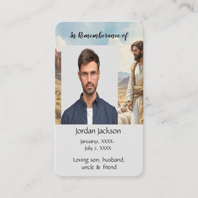Lord Shepherd Memory Pocket Card Visitkort (Framsida)