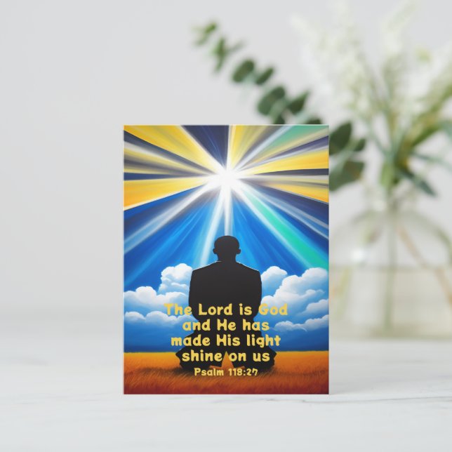 Lord Shine Ditt ljusvykort Vykort (Stående Fram)