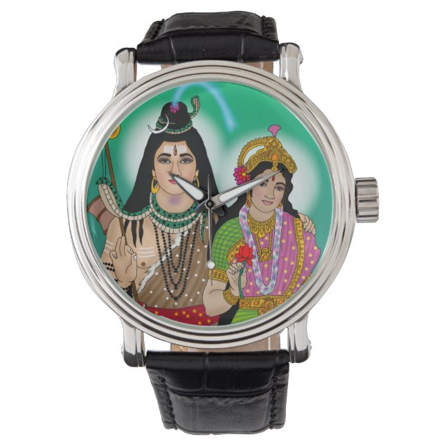 Lord Shiv Parvati Watch Armbandsur (Framsida)
