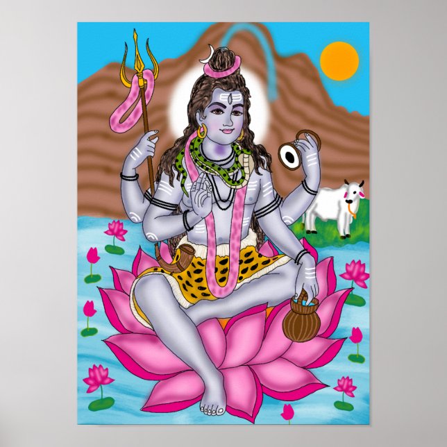 Lord Shiva Affisch (Framsidan)