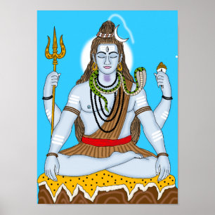Lord Shiva Affisch