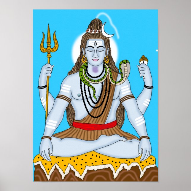Lord Shiva Affisch (Framsidan)