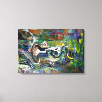 Lord Shiva Canvastryck