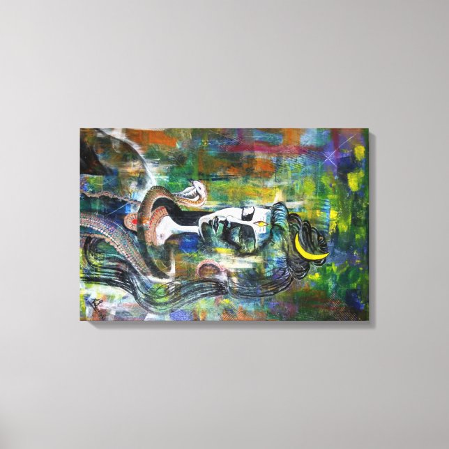 Lord Shiva Canvastryck (Framsida)