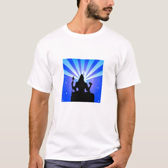 Lord Shiva - den indiska guden T-shirt (Framsida)