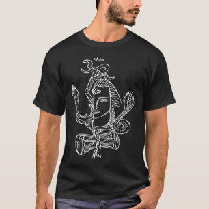 Lord Shiva Hindu God Andlig Yogi Inspirational T Shirt