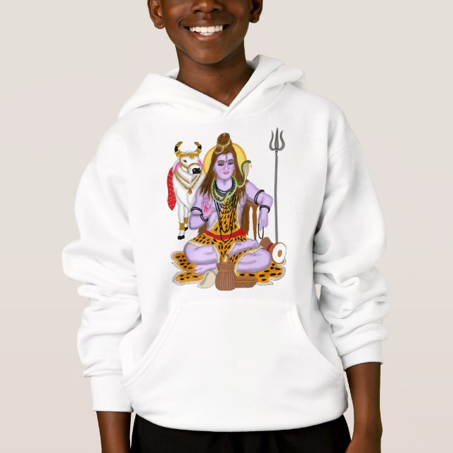 Lord Shiva-hoodie T Shirt (Framsida)