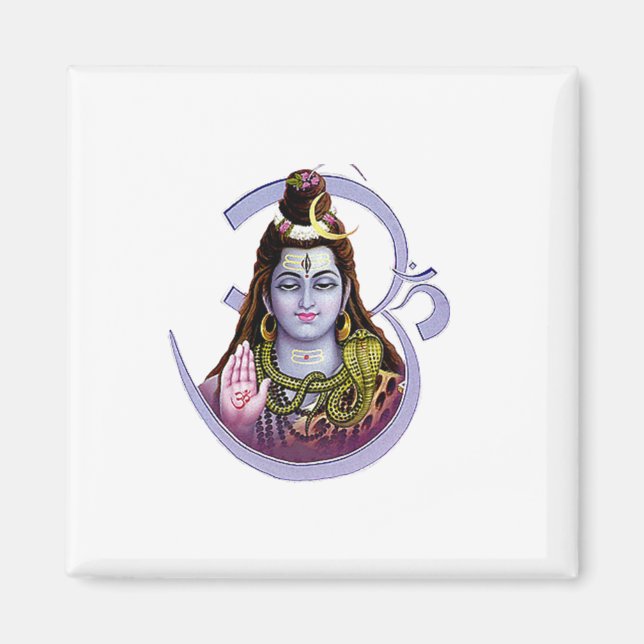 Lord Shiva Image Magnet (Framsidan)