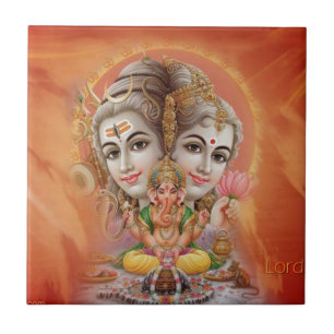 Lord Shiva Kakelplatta
