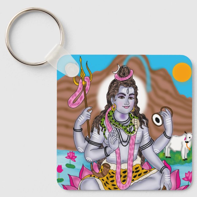 Lord Shiva Keychain Collection Nyckelring (Framsida)
