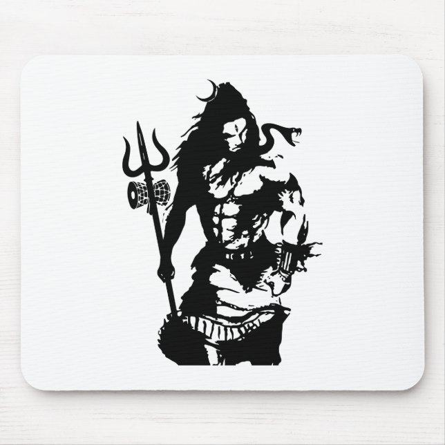 Lord Shiva Konst Arg Trishul Musmatta (Framsidan)