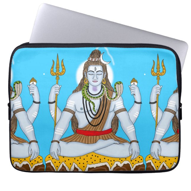 Lord Shiva Laptop Case Fodral (Framsidan)