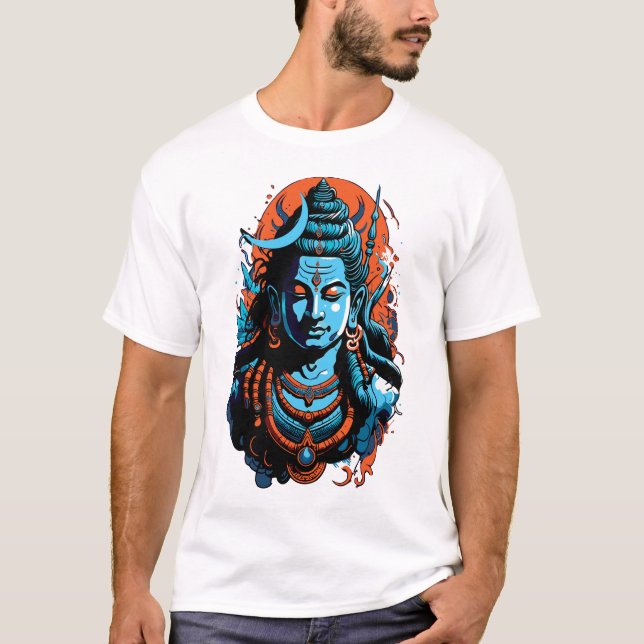 Lord Shiva - Mahadev T-Shirt (Framsida)