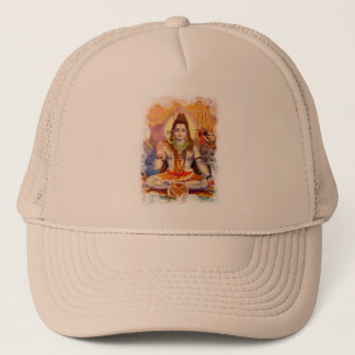 Lord Shiva Meditera Hatt Truckerkeps