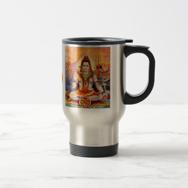 Lord Shiva Meditera Råna Resemugg (Höger)