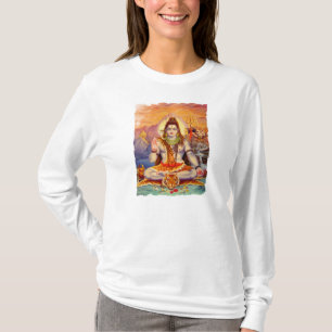 Lord Shiva Meditera T-tröja T-shirt