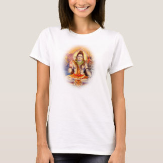 Lord Shiva Meditera Utslagsplats Tee Shirt
