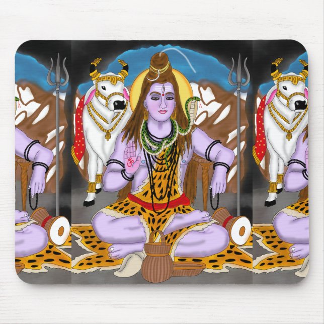 Lord Shiva Mouse Pad Musmatta (Framsidan)