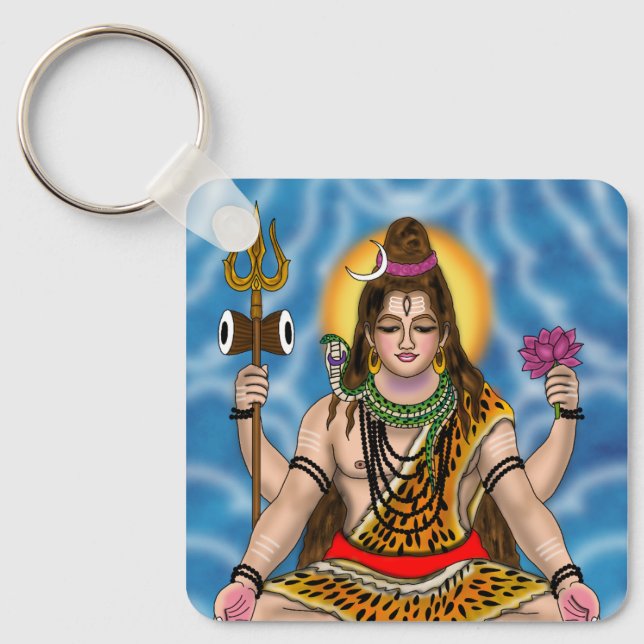 Lord Shiva  Nyckelring (Framsida)