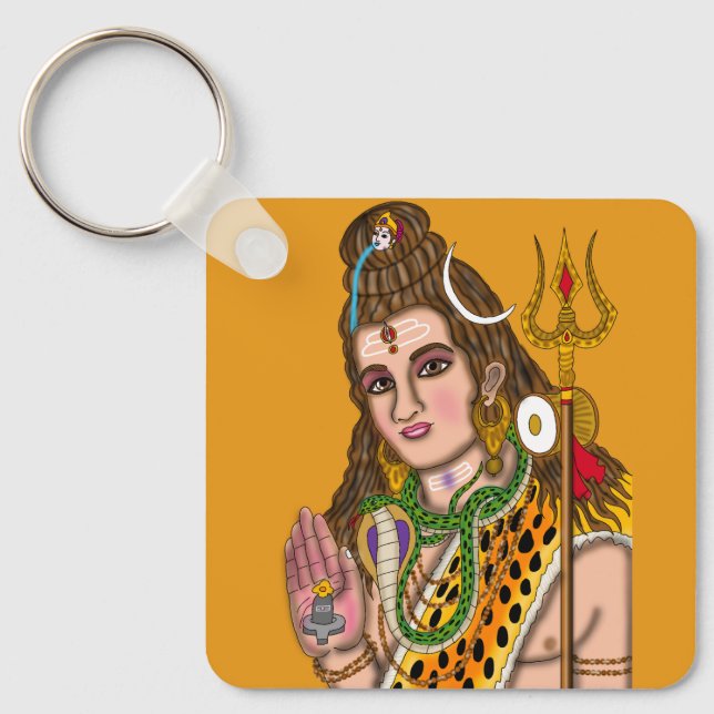 Lord Shiva-nyckelring Nyckelring (Framsida)