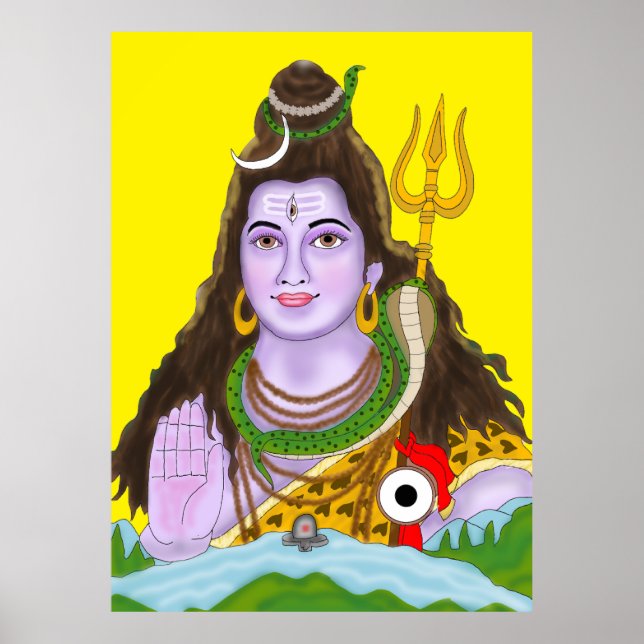 Lord Shiva Poster (Framsidan)