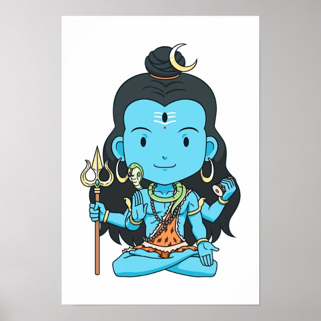 Lord Shiva Poster (Framsidan)
