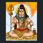 Lord Shiva Poster<br><div class="desc">Elevate your space with this Lord Shiva Poster,  a divine blend of spirituality and art. Ideal for wall décor,  home temples,  living rooms,  or offices,  this sacred artwork radiates peace,  strength,  and positivity — perfect for those who embrace Hindu culture and devotion.</div>