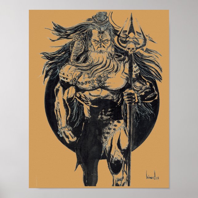 Lord Shiva Poster (Framsidan)